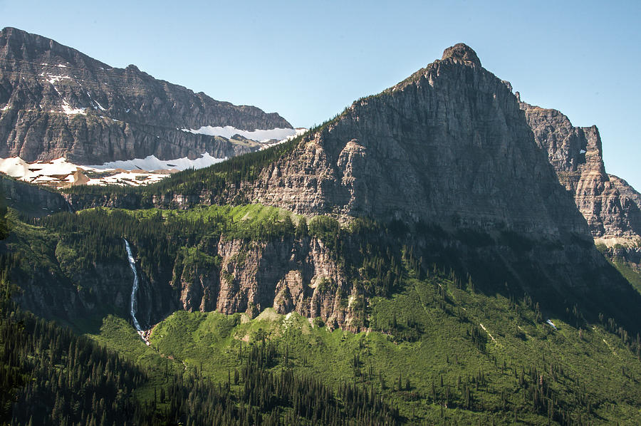 Bird Woman Falls and Mount Cannon Glacier National Park by NaturesPix Bird Woman Falls and Mount Cannon Glacier National Park by NaturesPix
