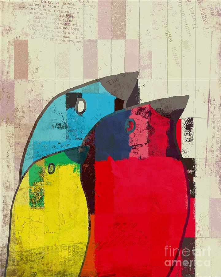 Birdies - j039088097a Digital Art by Variance Collections