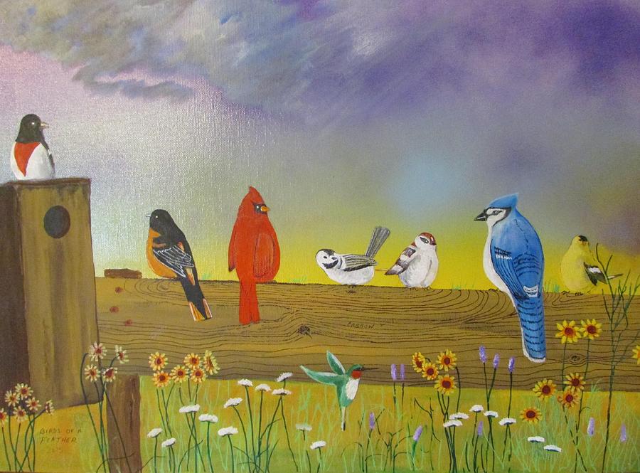 Birds of a Feather Painting by Dave Farrow