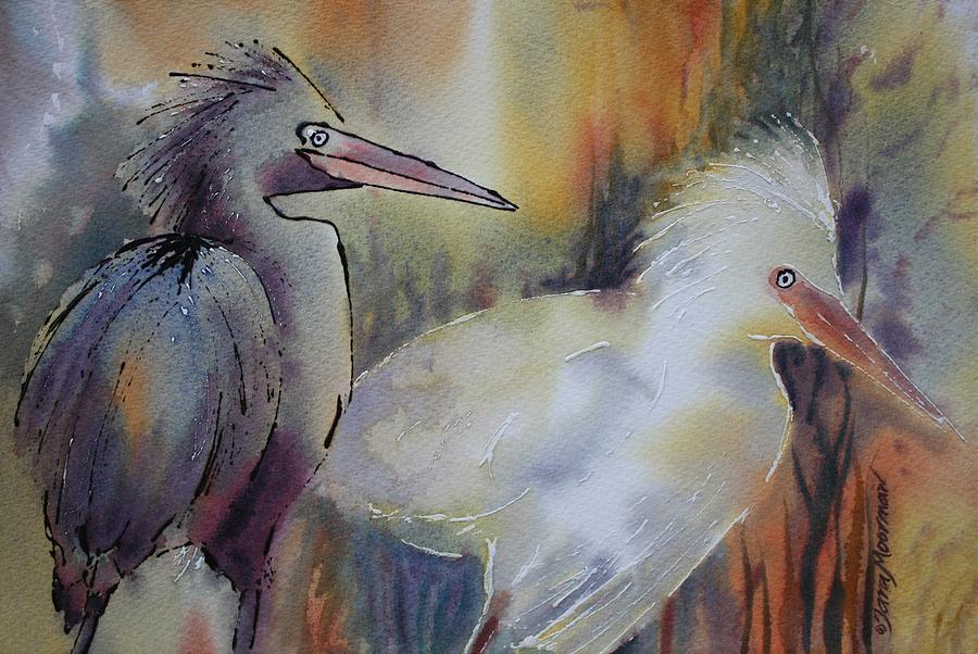 Birds of a Feather Painting by Tara Moorman