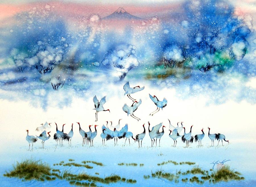 Birds Of Happiness Painting by John YATO