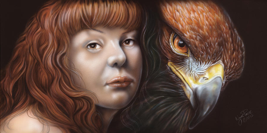 Birds of Prey - Golden Eagle Painting by Wayne Pruse