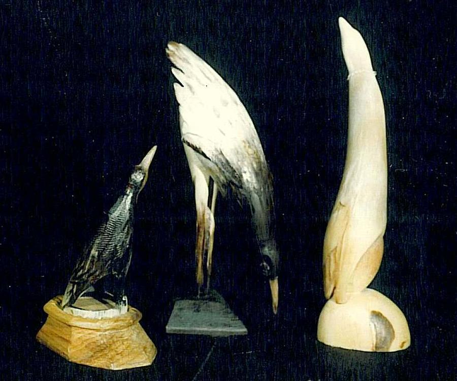 Birds Sculpture by Sorin Apostolescu