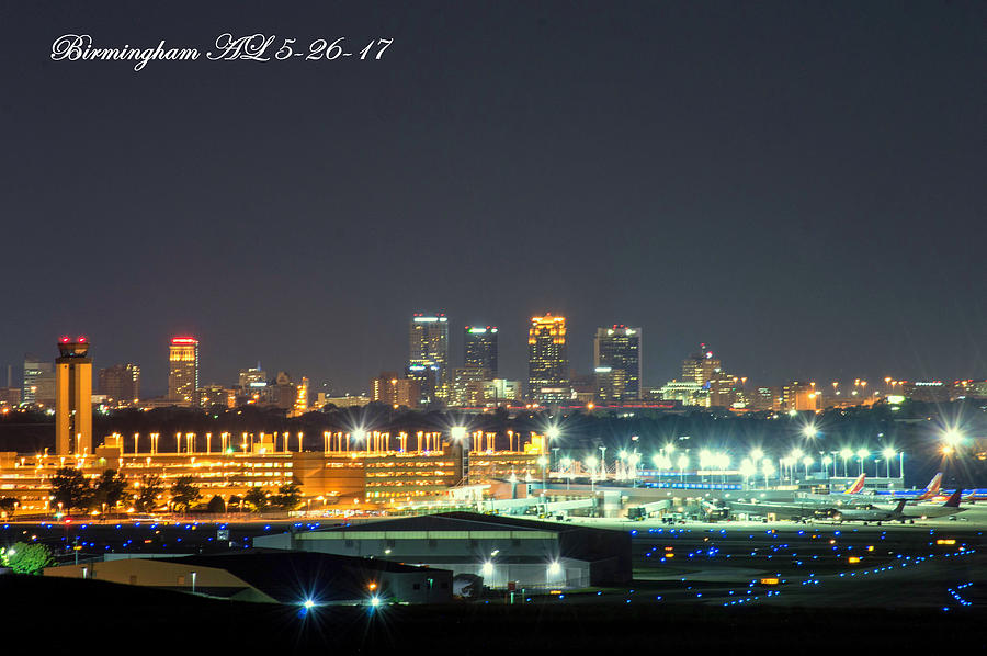 Birmingham Airport ,Skyline Photograph by Jeffery Gordon - Pixels