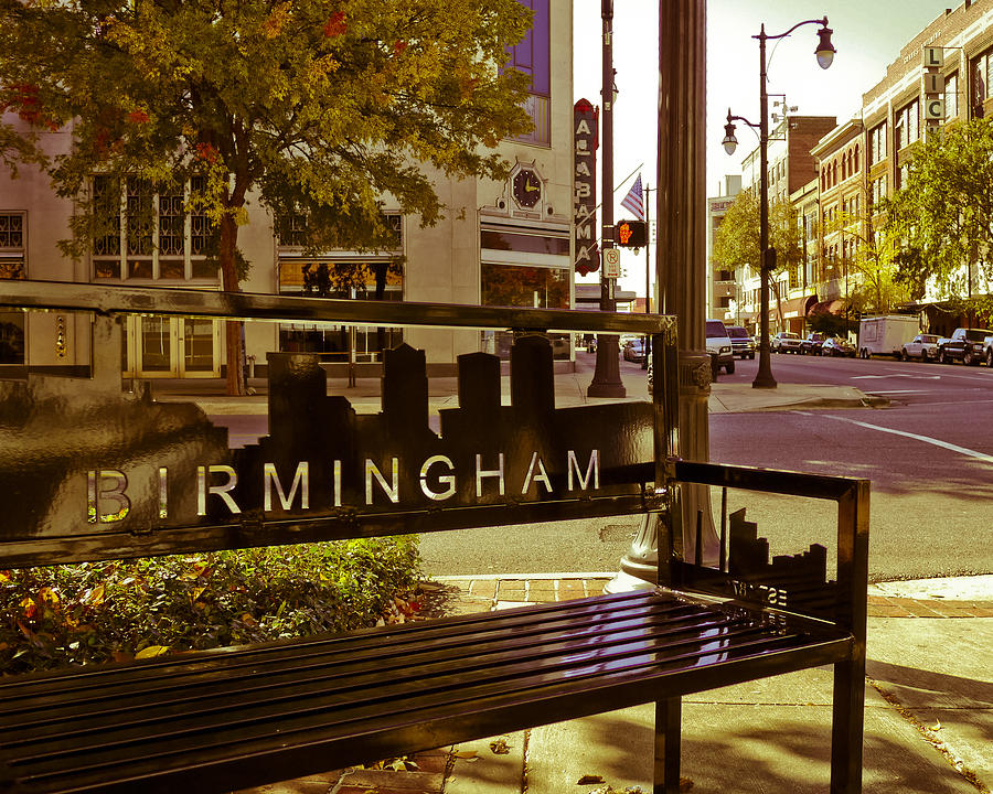 Birmingham Bench Photograph by Just Birmingham