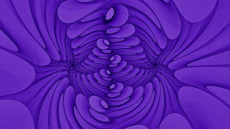 Birrkahl Blooms Violet Digital Art by Doug Morgan