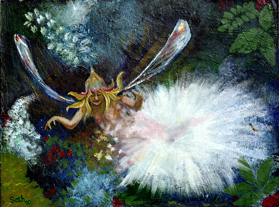 Birth of a Fairy Painting by Seth Weaver