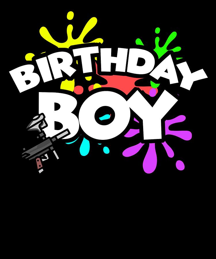paintball birthday shirt