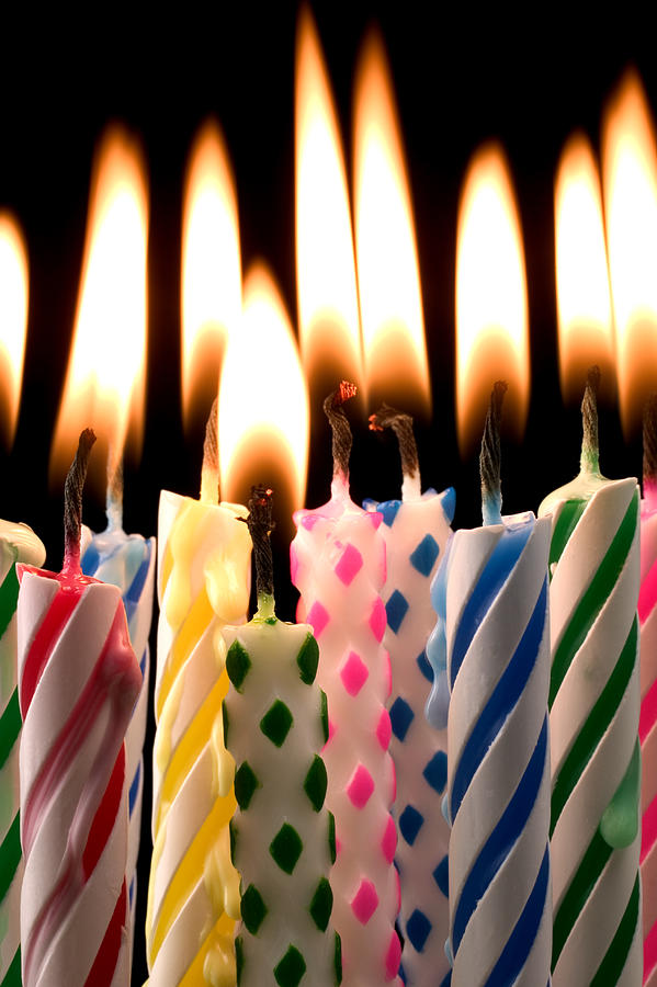 Still Life Photograph - Birthday candles by Garry Gay