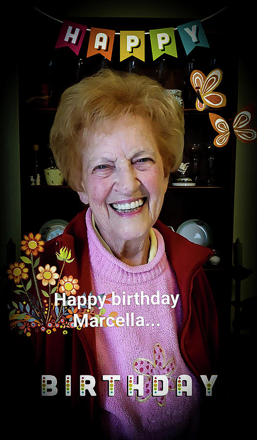 Marcella Photograph - Birthday Greetings by Rose McClure
