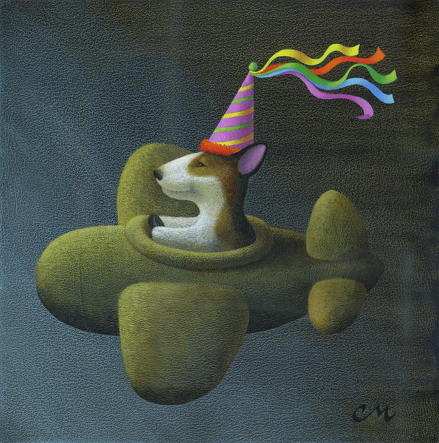 Hat Painting - Birthday Hat by Chris Miles