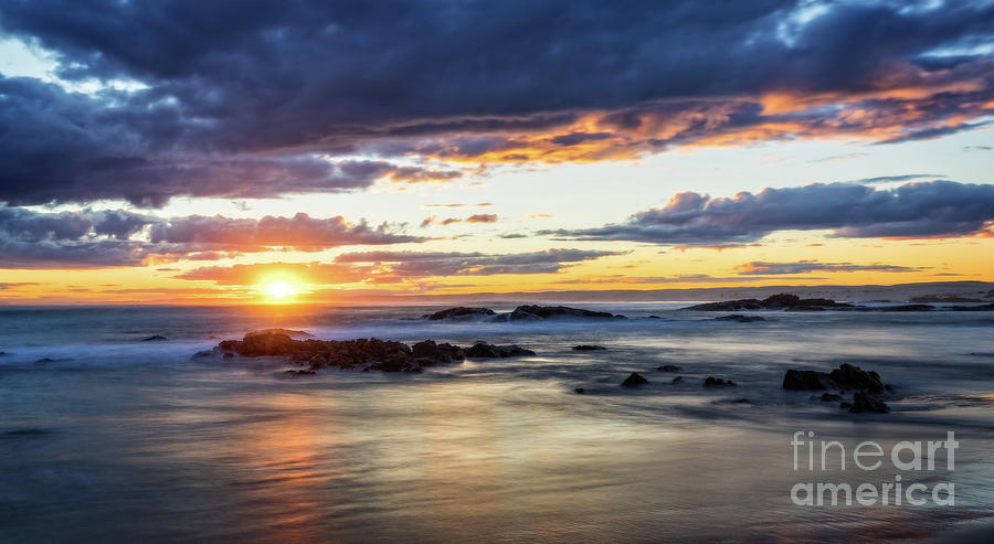 Birubi Beach Sunset Photograph by Paul Woodford