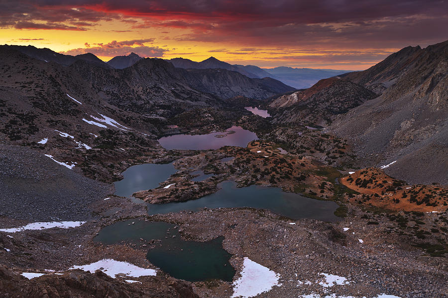 Nature Photograph - Bishop Pass Sunset by Nolan Nitschke
