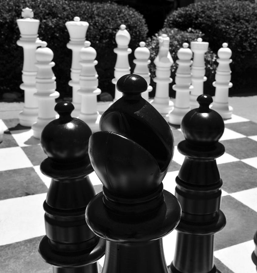 Chess Photograph - Bishops move by David Lee Thompson