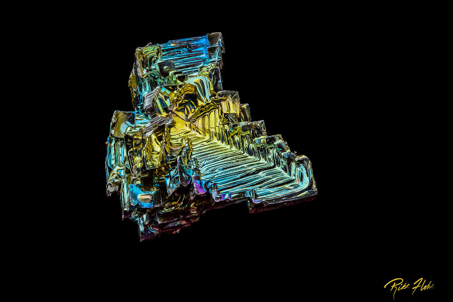 Bismuth Crystal Photograph by Rikk Flohr