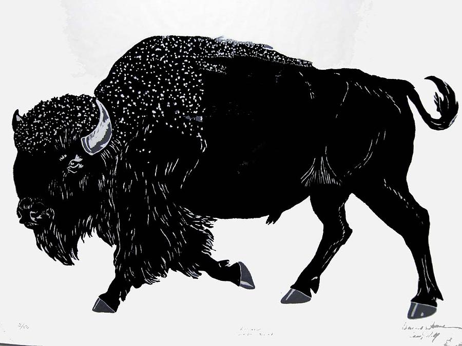 Bison Print by Harriet Greene - Fine Art America