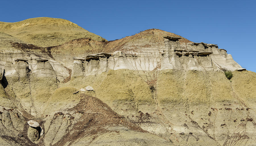 Bisti Badlands - Layers and Formations  Photograph by Debra Martz