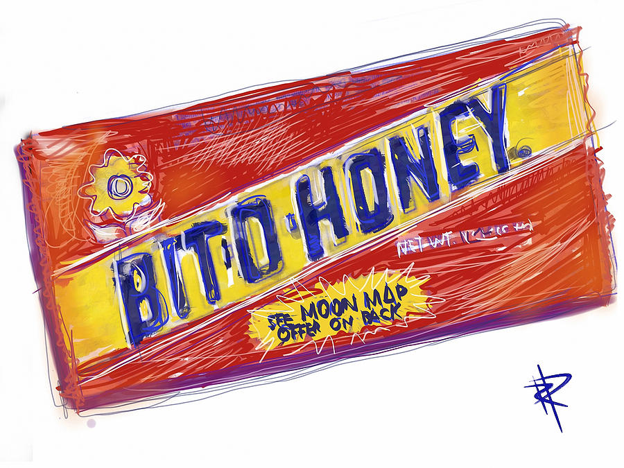 Bit O Honey Mixed Media by Russell Pierce