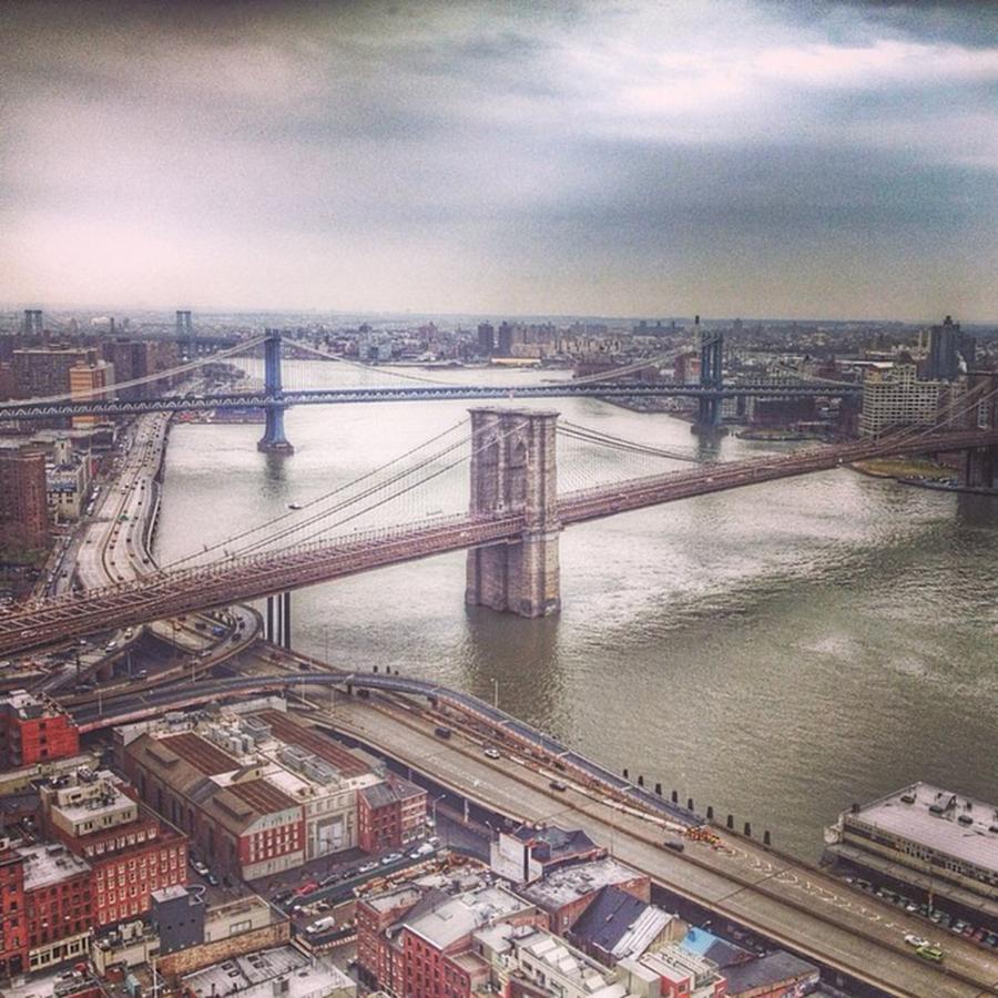 Ny Photograph - Bit Of #ny For You Today #brooklynbridge by Amber Harlow