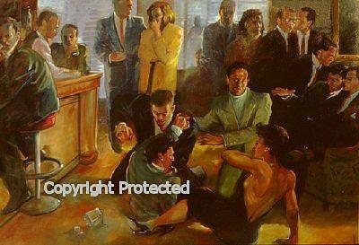 Figurative Painting - Bitches Brew by Ron Anderson Figurative Painting - Bitches Brew by Ron Anderson