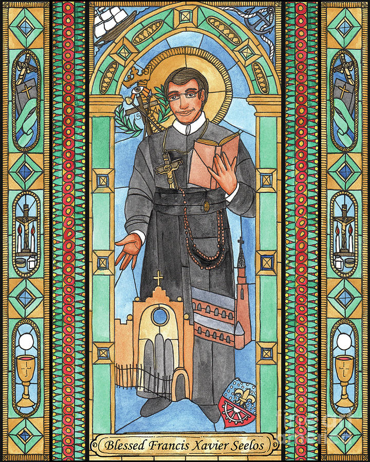 Bl. Francis Xavier Seelos Painting by Brenda Nippert