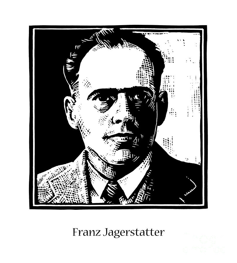 Bl. Franz Jagerstatter - JLFRJ Painting by Julie Lonneman