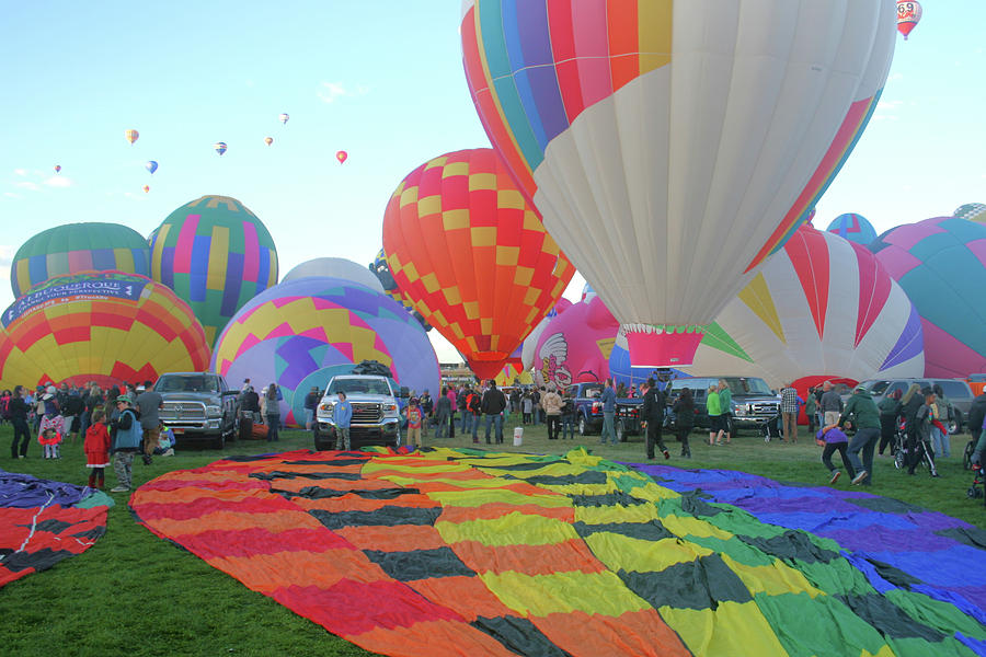 BL07 Balloon Fiesta Photograph by James D Waller
