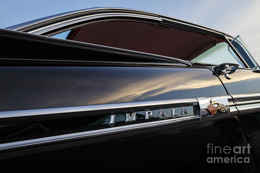 Black 59 Impala Photograph by Dennis Hedberg