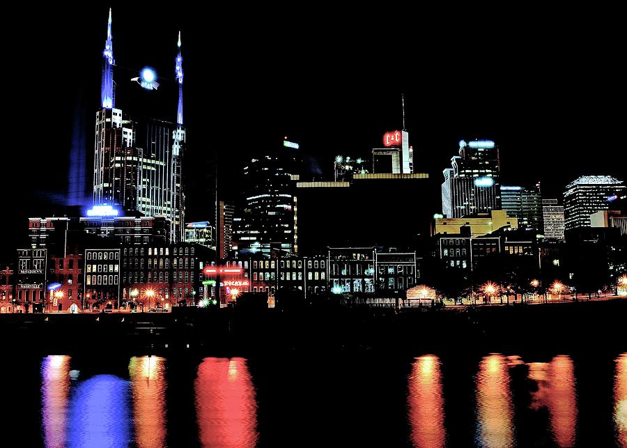 Black and Color Nashville Photograph by Frozen in Time Fine Art Photography