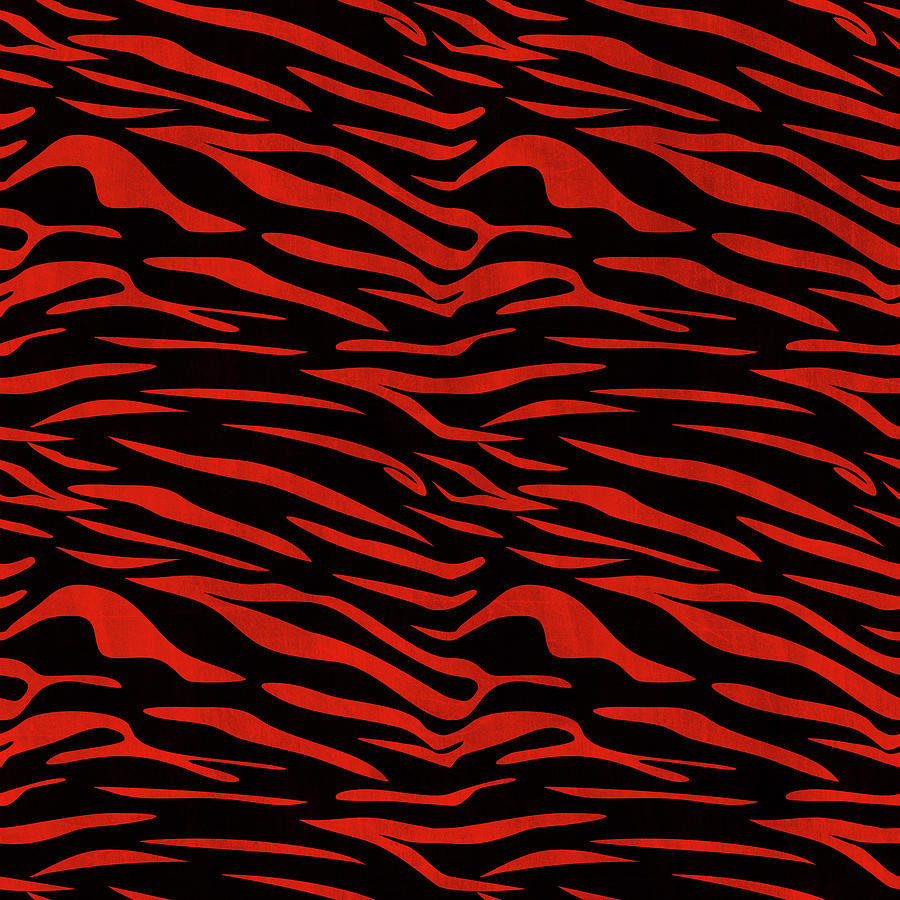 Lustre Producción Barcelona Black and Red Animal Print Fx Digital Art by G Adam Orosco - Pixels