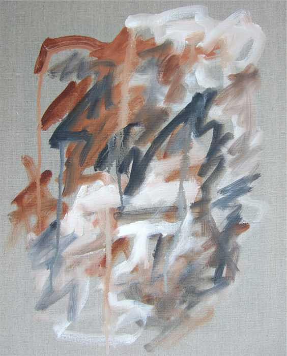 Abstract Painting - Black and Tan No 1 by Michael Henderson Abstract Painting - Black and Tan No 1 by Michael Henderson