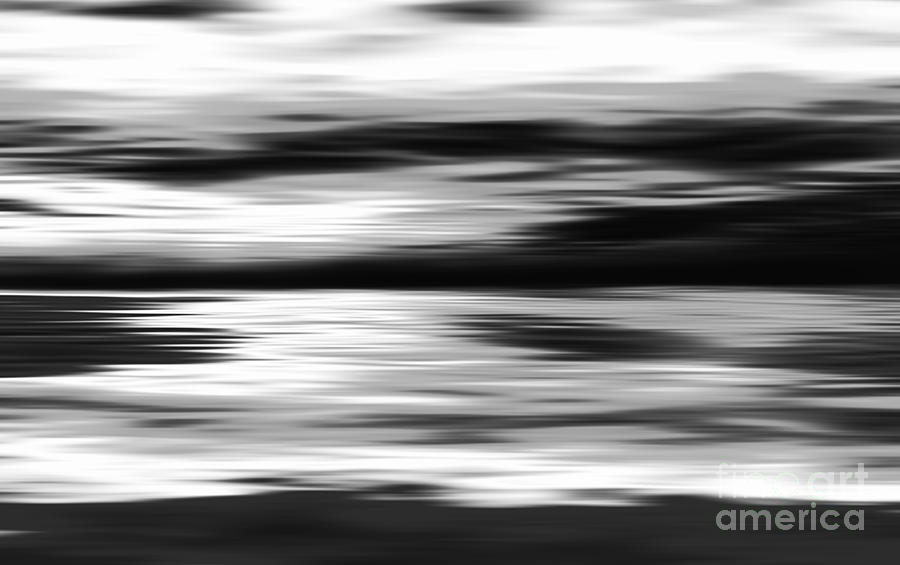 Black and White abstract painting Digital Art by Jan Brons