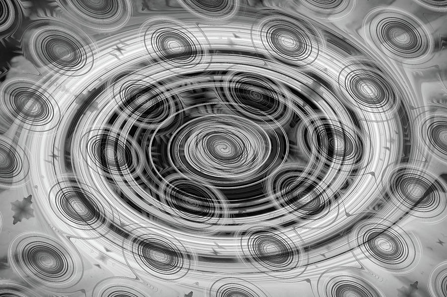 Black and White Abstract Vortex Photograph by Aimee L Maher ALM GALLERY