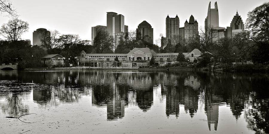 Black and White Atlanta Photograph by Frozen in Time Fine Art Photography