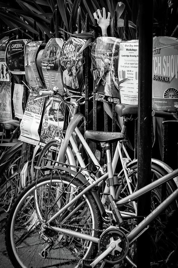 Black and White Bikes Photograph by Joe Rey