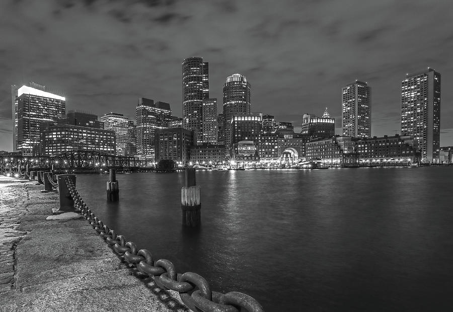 Black and White Boston Photograph by Juergen Roth
