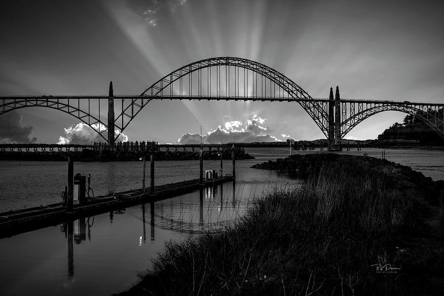 Black and White Bridge Photograph by Bill Posner