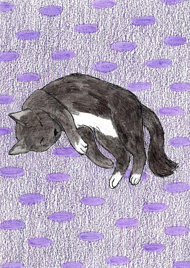 Black and White Cat 1 by Brittany Dorris Black and White Cat 1 by Brittany Dorris