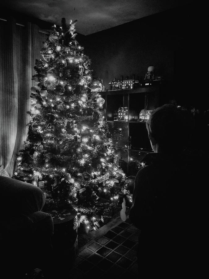 Black And White Christmas Photograph