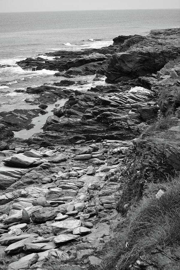 Black And White Cliffs Photograph By Mickie Bettez - Fine Art America