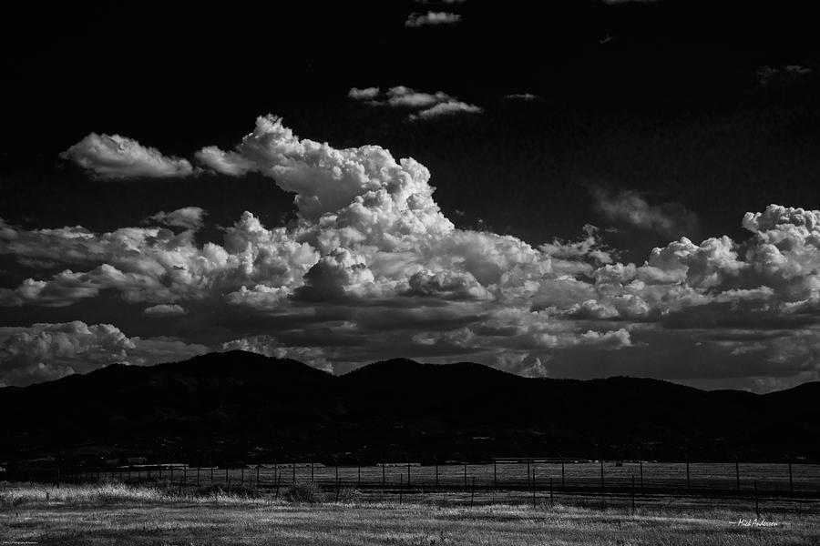 Black and White Cloud Fantasy Photograph by Mick Anderson