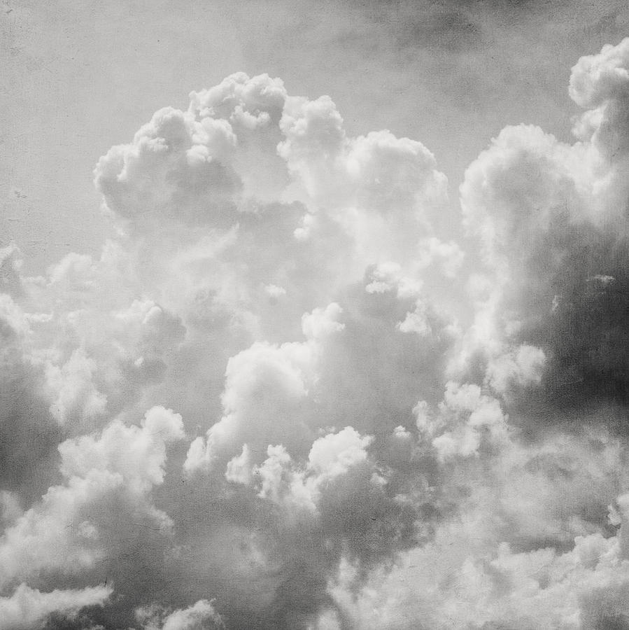 Black And White Photograph - Black and White Clouds  by Lisa R