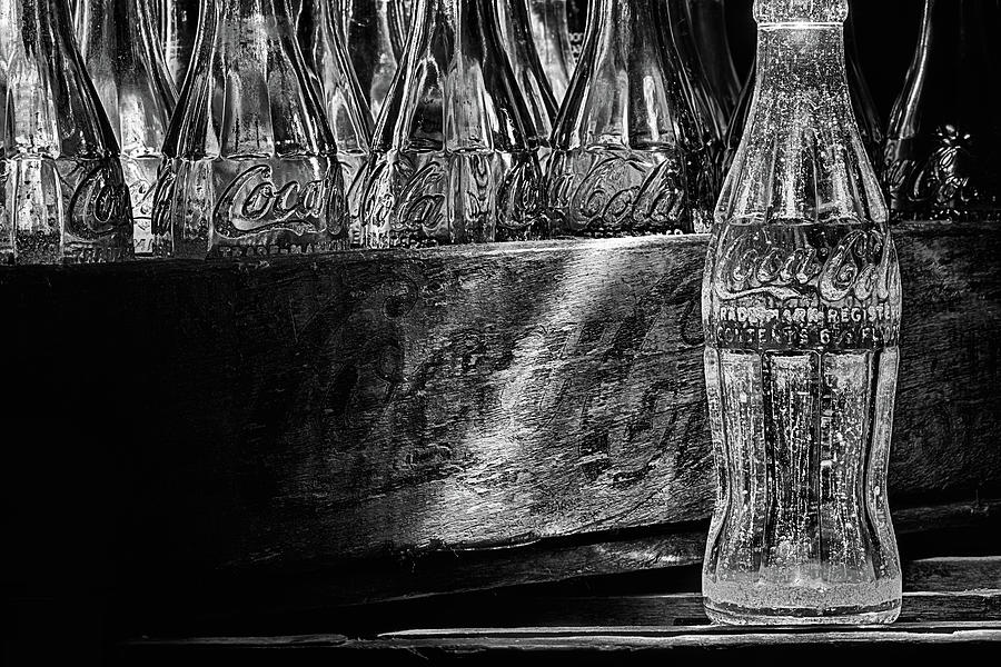 Black and White Coke Art Photograph by JC Findley