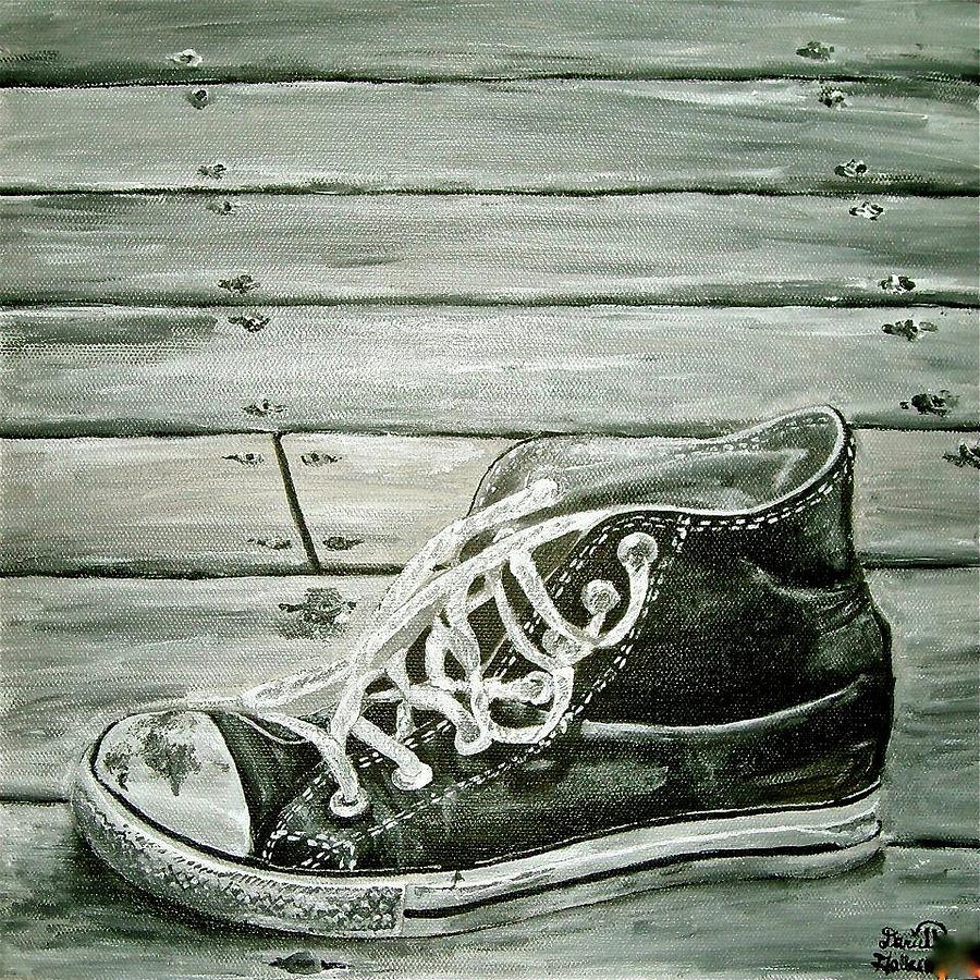 painting white converse