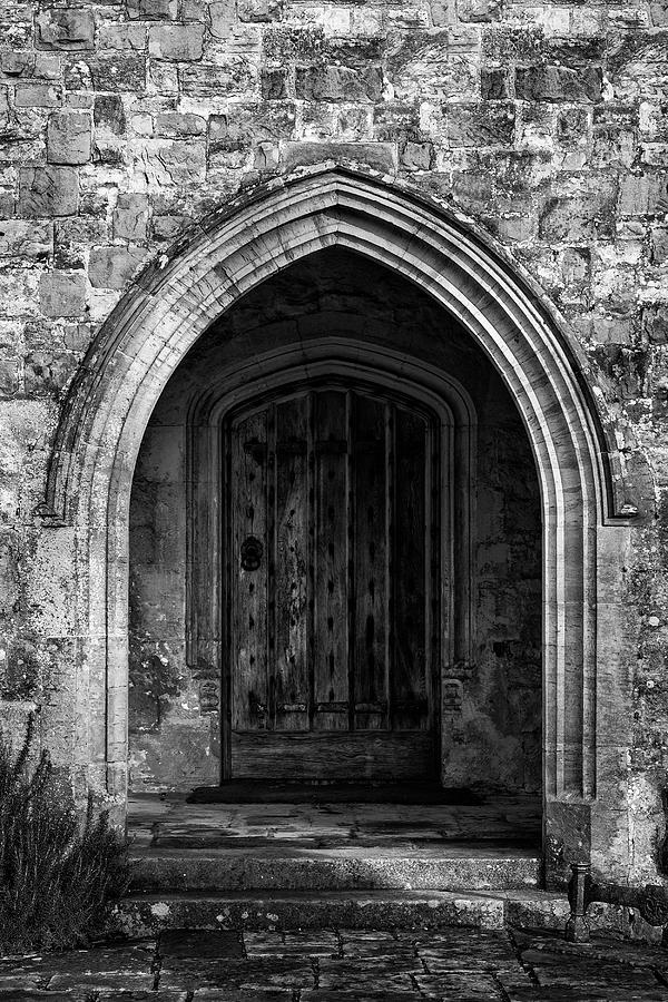 Black and white detail image of Regency period design window in ...