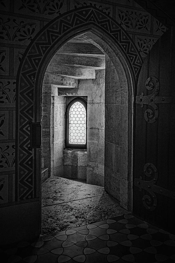 Black and White Enlightened Entry Photograph by Sharon Popek