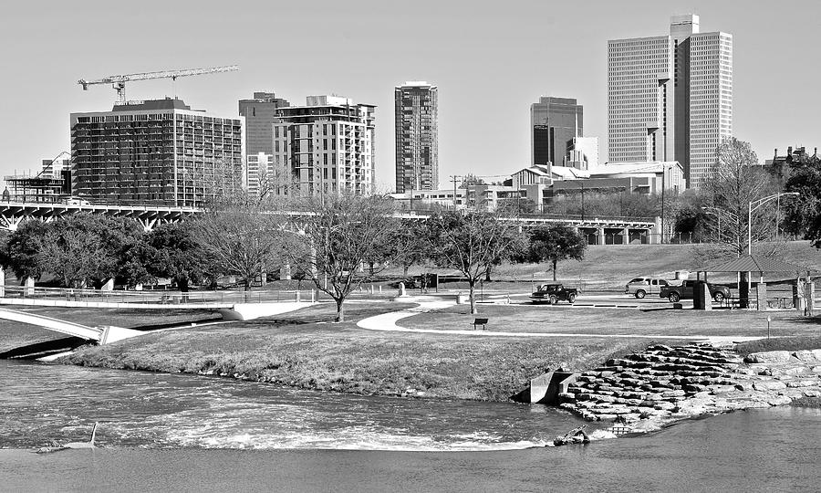 Black And White Fort Worth Photograph