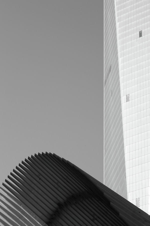 Black and White Freedom Tower Abstract Photograph by Brooke T Ryan