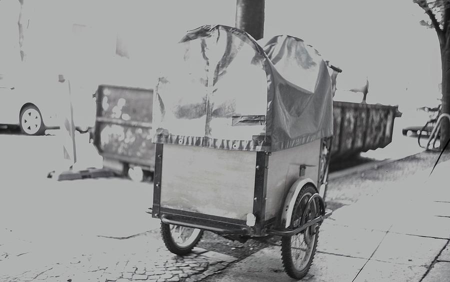 Black And White Photograph - Black And White German Stroller by Nacho Vega Black And White Photograph - Black And White German Stroller by Nacho Vega