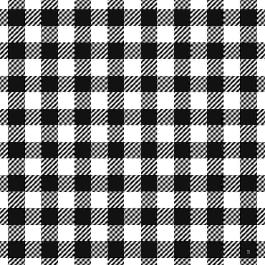 Black And White Gingham Small- Art by Linda Woods Digital Art by Linda Woods